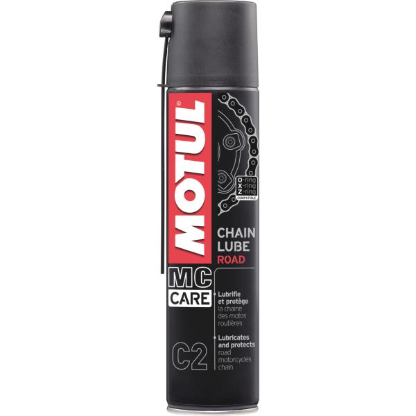 Motul Chain Lube Road C2 – Безцветен спрей за верига, 400 мл