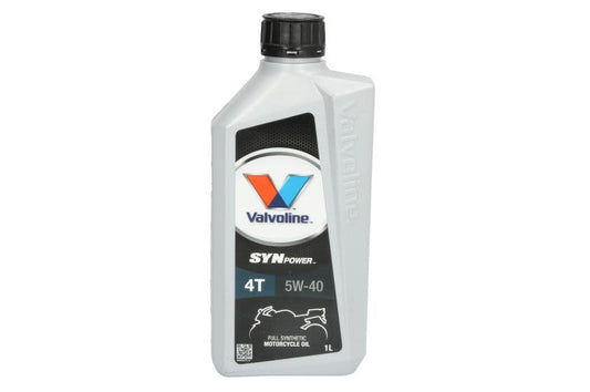 VALVOLINE SynPower 4T 5W-40 – Пълносинтетично масло за мотоциклети, 1 л
