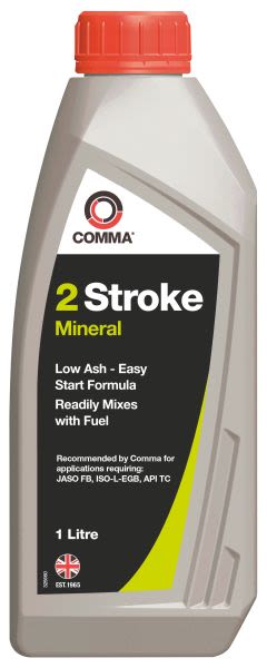 Comma Mineral 2T – Минерално масло за двутактови двигатели, 1 л