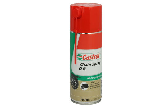 Castrol Chain Spray O-R – Синтетична бяла грес за O- и X-пръстени, 400 ml