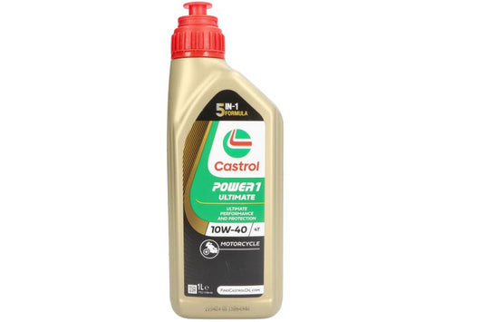 CASTROL 4T 10W‑40 5v1 – Моторно масло за четиритактови двигатели, 1 л
