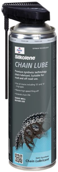 SILKOLENE Chain Lube – Спрей за смазване на мотоциклетна верига, 500 мл