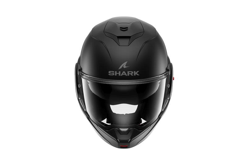 SHARK OXO Blank MAT – Flip‑Up мото шлем, Матово черен