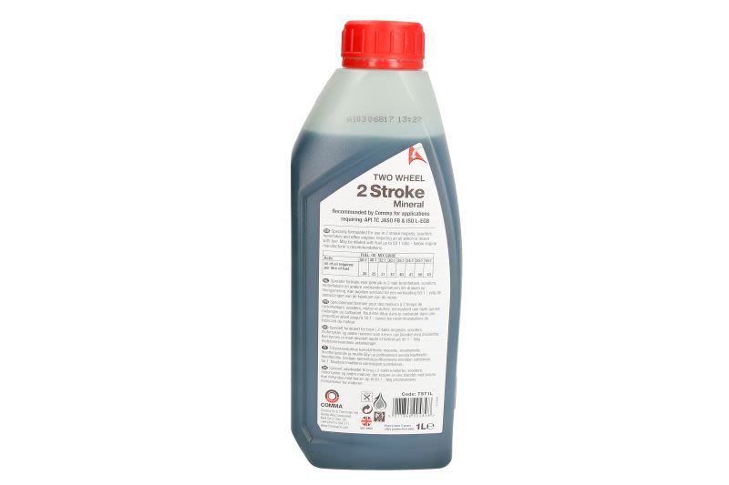 Comma Mineral 2T – Минерално масло за двутактови двигатели, 1 л
