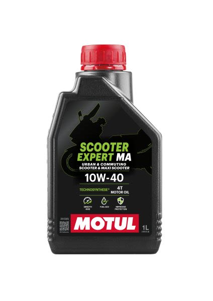 MOTUL Scooter Expert 4T 10W‑40 – Моторно масло за скутери, 1 л