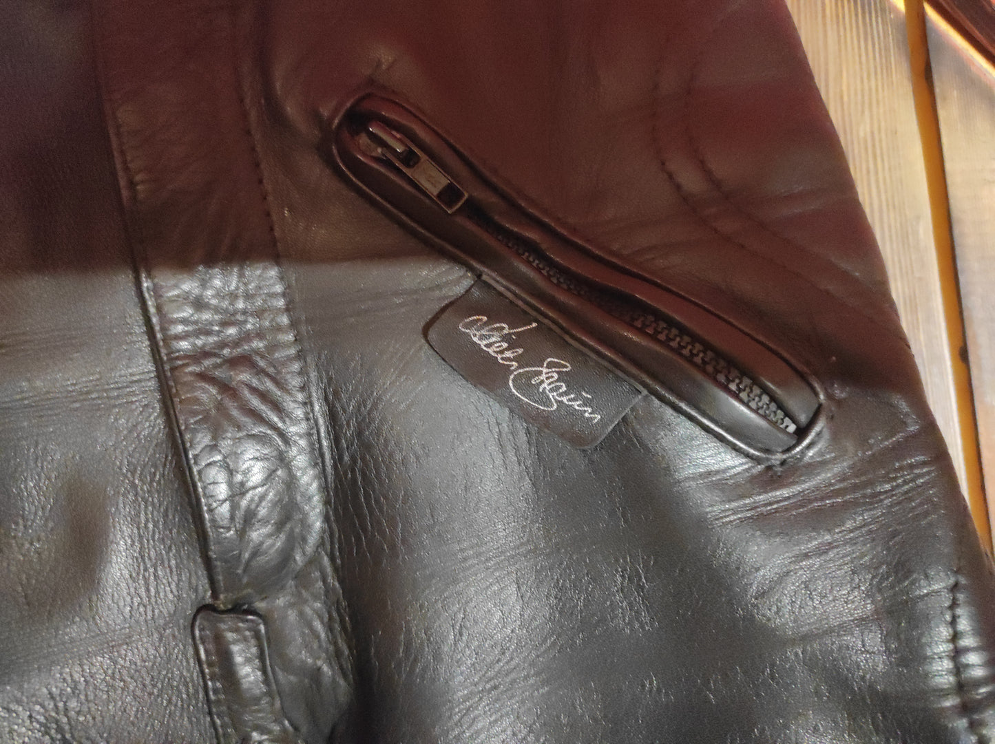 Кожен панталон/46